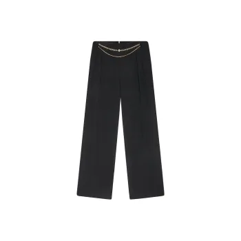 DKNY SS24 Casual Pants Women's Black