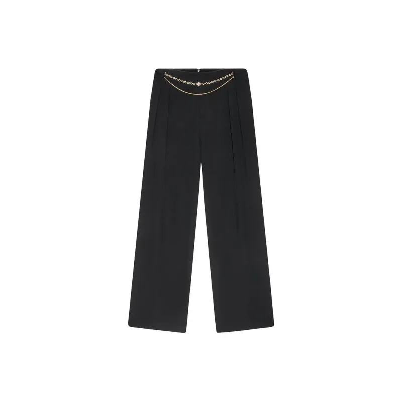 DKNY SS24 Casual Pants Women's Black-0