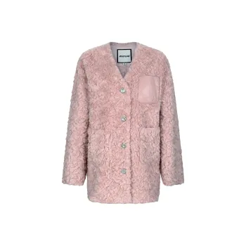 JESSYLINE Velvet feel Coat Women's Light Pink