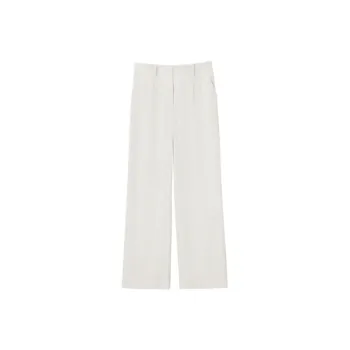 OVV Casual Pants Women's Ecru Solid Color