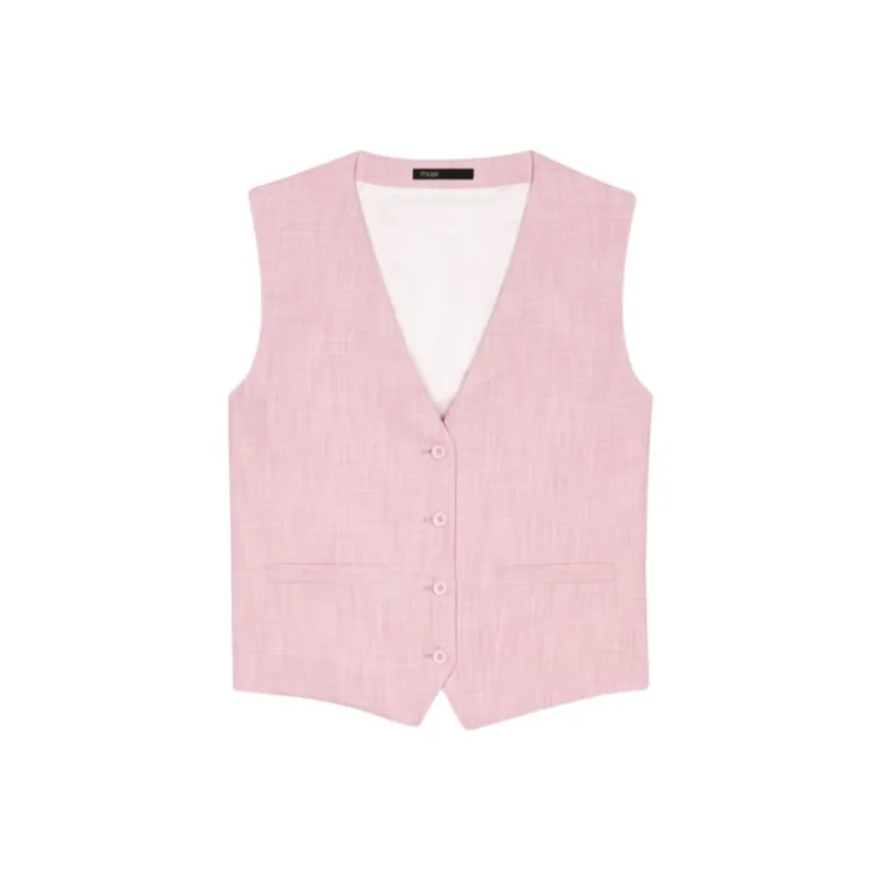 Maje Single breasted Waistcoat-0