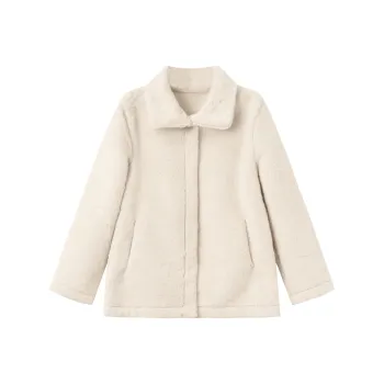 XUANSHU Coats Women's White