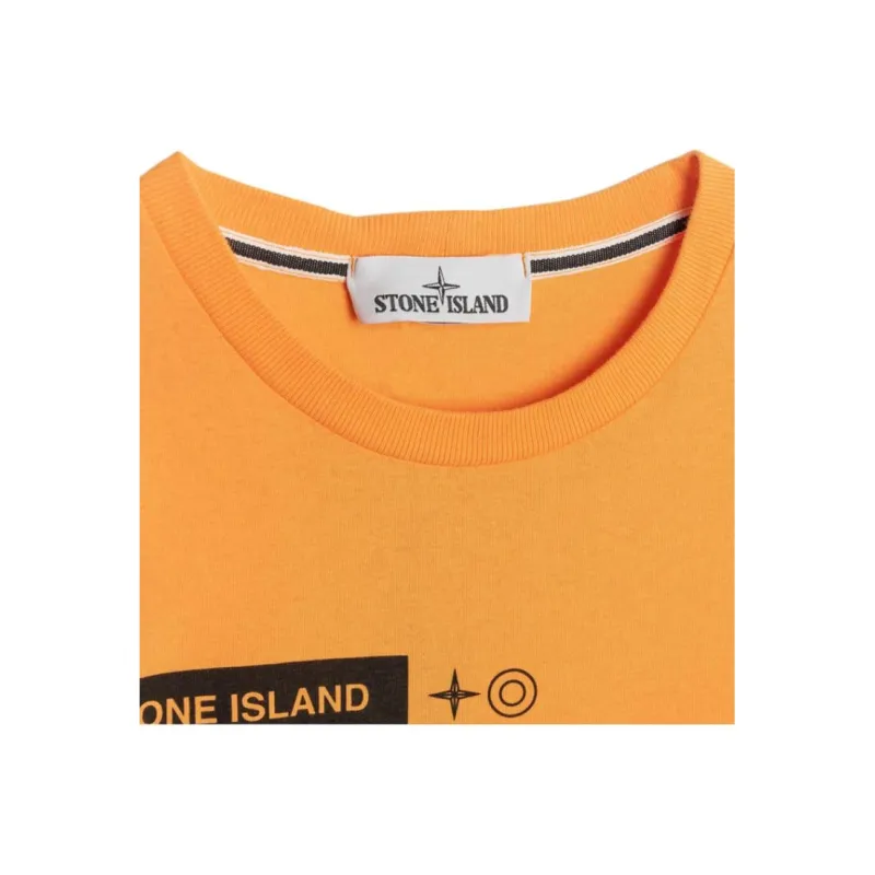 STONE ISLAND T Shirt Men's Orange-1