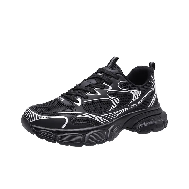 SUPEREDGE Slip Resistant And Abrasion Resistant Coverage Low Top Chunky Sneakers Unisex-0