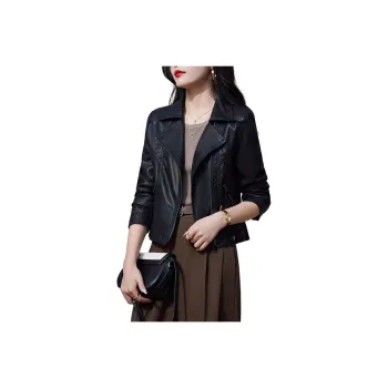 Yi Mengyuan Leather Jacket Women's