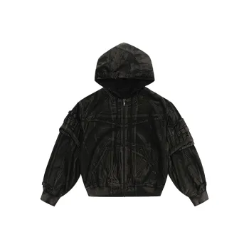 SMFK Denim Jacket Unisex Lightning Black