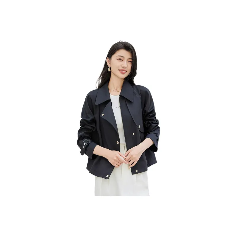 Yi Mengyuan Trench Coat Women's-5