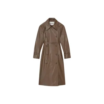 NANUSHKA Trench Coat Women's Brown