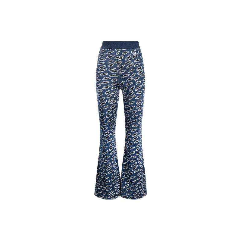 Paco Rabanne Casual Pants Women's Marine Blue-0