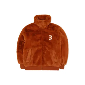 MLB Boston Red Sox Velvet feel Coat Women's Brown