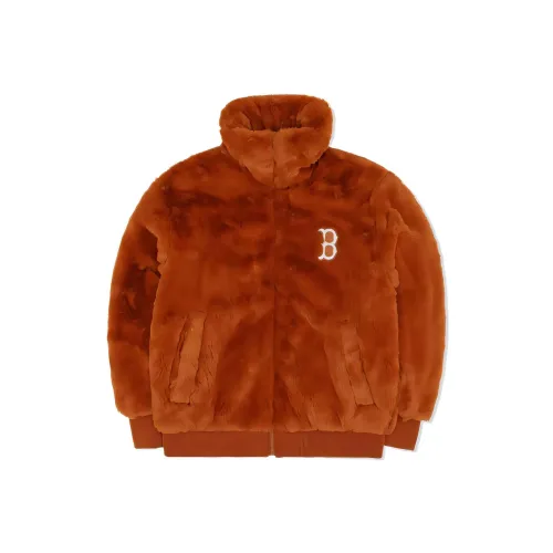 MLB Boston Red Sox Velvet feel Coat Women's Brown