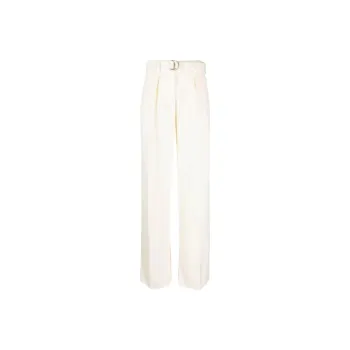 JIL SANDER High Waist Wide Leg Trousers
