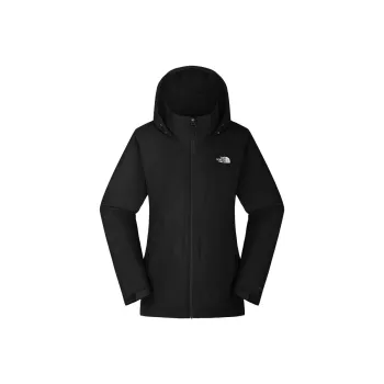 THE NORTH FACE Dryvent Water Resistant Windproof Breathable Wear Resistant Warm Windbreaker Jacket Women's Cosmic Black
