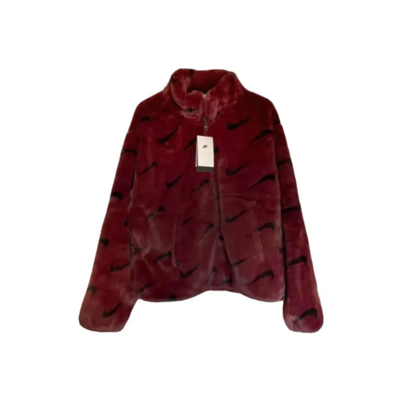 Nike Jackets Coats Women's Burgundy-0