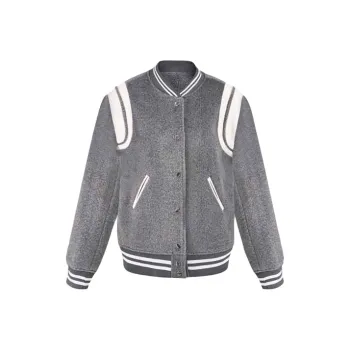 Zonibom Baseball Jacket Women's Gray