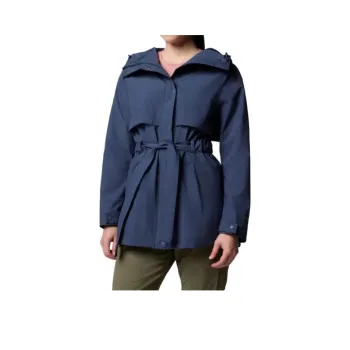 Columbia Long Valley Trench Coat Women's Blue