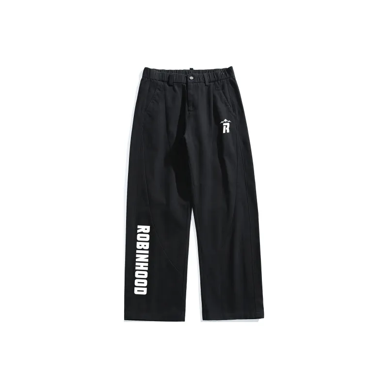 ROBINHOOD Casual Pants Unisex Black-0