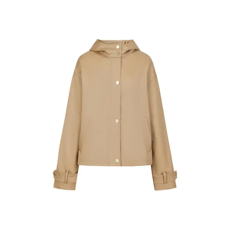 JZ. ANNAKRO Trench Coat Women's Khaki-0