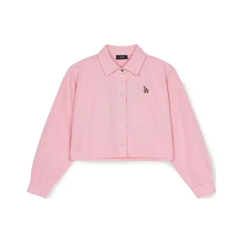 MLB Denim Jackets Women's Pink