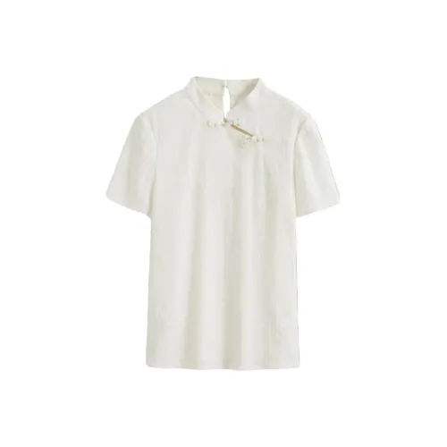 Ning Cai Yuer Shirts Women's Ecru