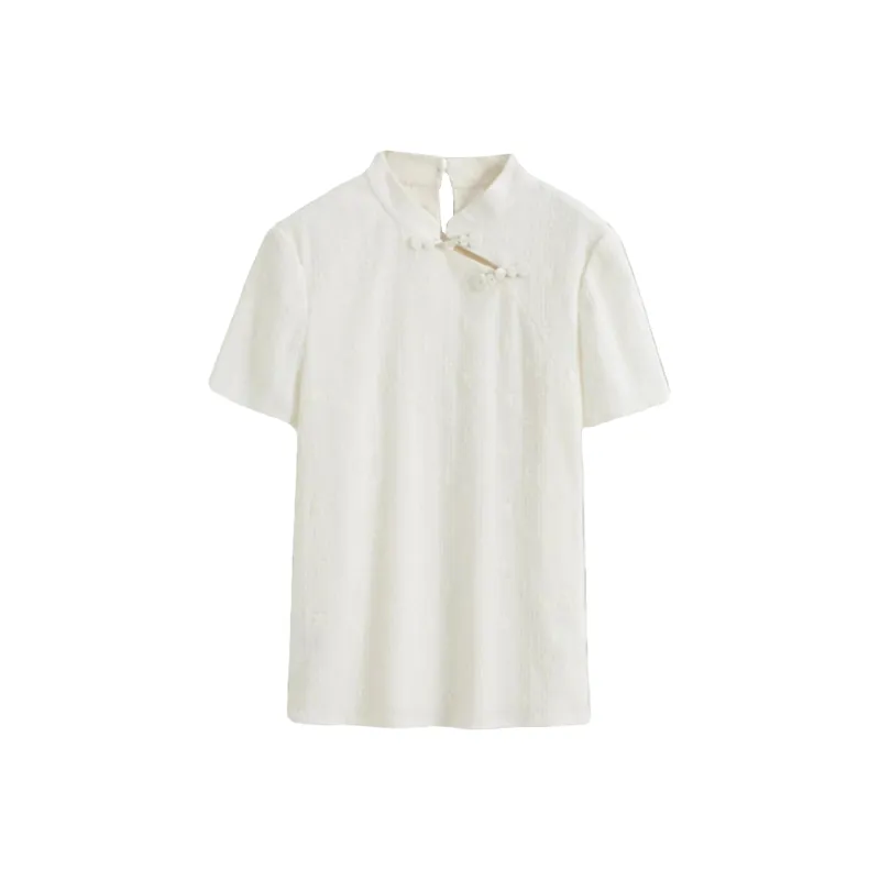 Ning Cai Yuer Shirts Women's Ecru-0