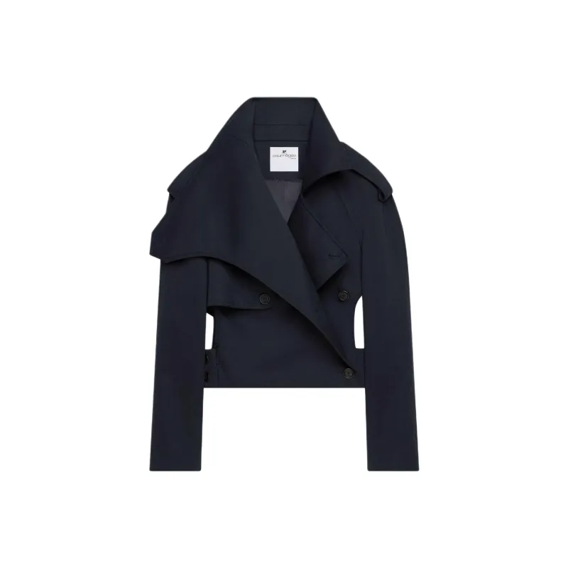 Courrèges Oblique Trench Coat-0