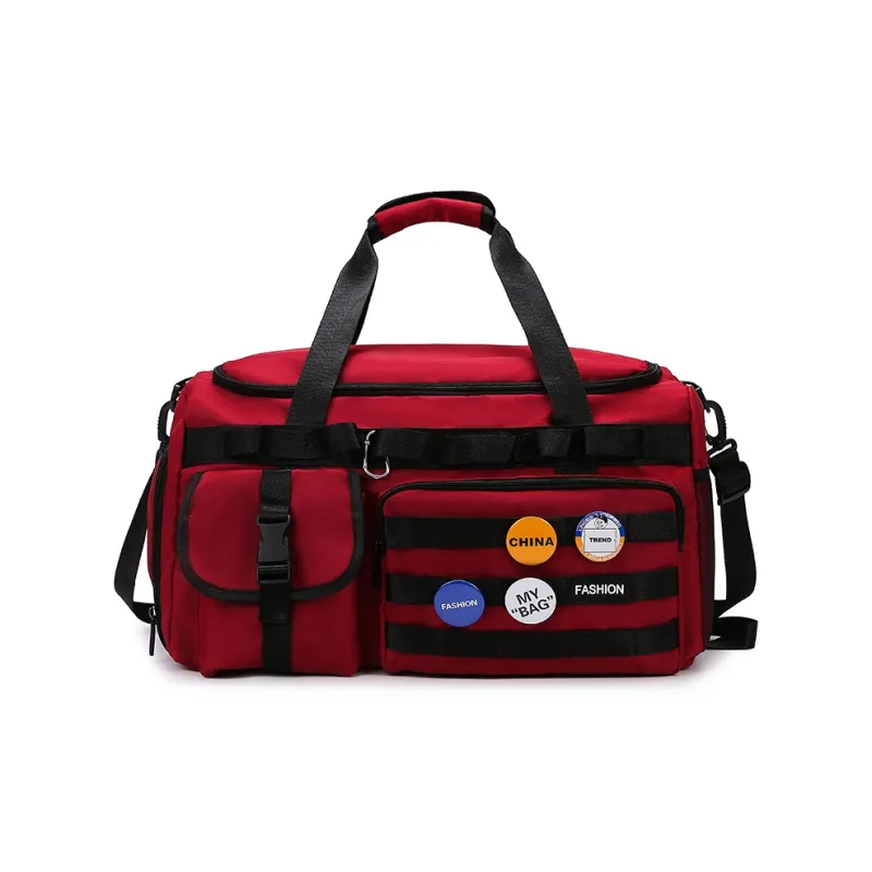 Yalu Nylon Travel Bag Unisex Multicolor-18