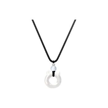 MIGU White Jade Bodhi Necklaces Unisex