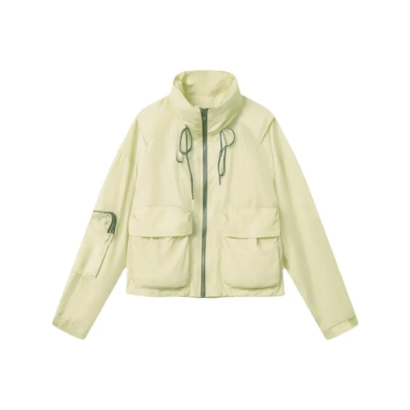 Ancient Alley Cropped Coat Women's-4