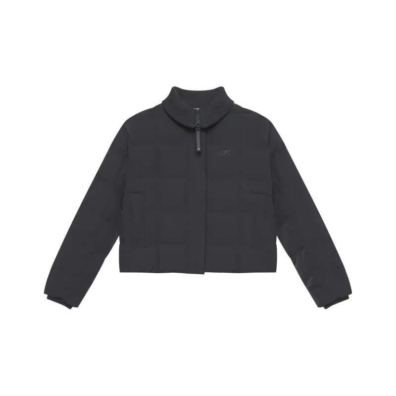 New Balance Leisure Lifestyle Series FW24 Puffer Jacket Women's Black Asphalt-0