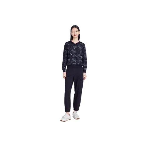 JZ. ANNAKRO Casual Pants Women's Plain Black
