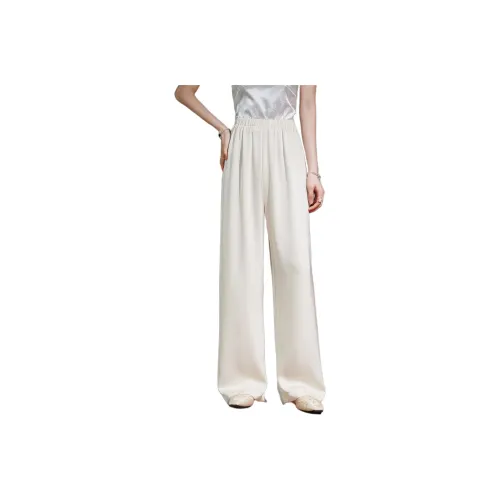 Hang Yi Court SS24 Casual Pants Women's Beige