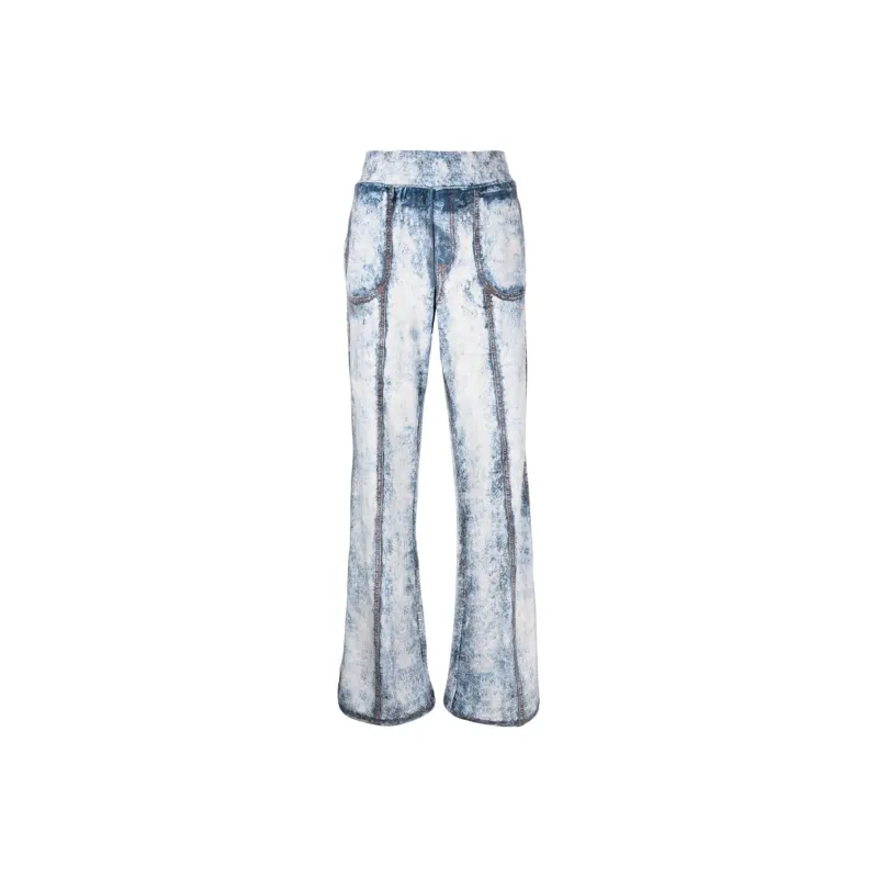 DIESEL Khan Logo Embroidered Straight Leg Jeans-0
