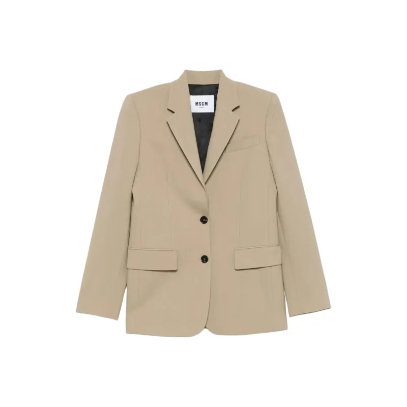 MSGM Single breasted Blazer-0