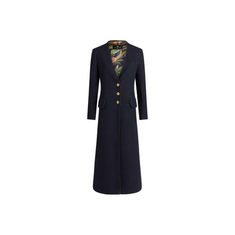 ETRO Pegaso Buttoned Duster Coat-0