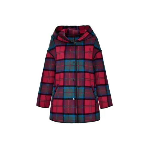 DIFFIE RIEGER Coats Women's Red