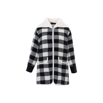 JESSYLINE Velvet feel Coat Women's Black Beige