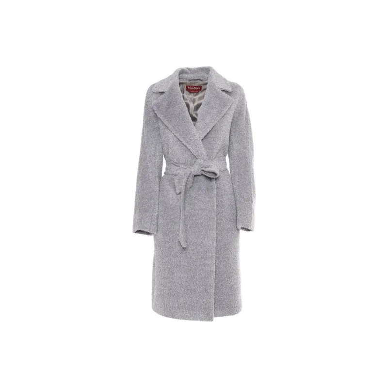 MaxMara Studio Belted Long Sleeved Coat-0