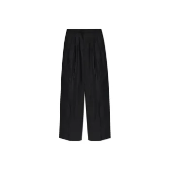 THEORY Pleat detail Linen Trousers