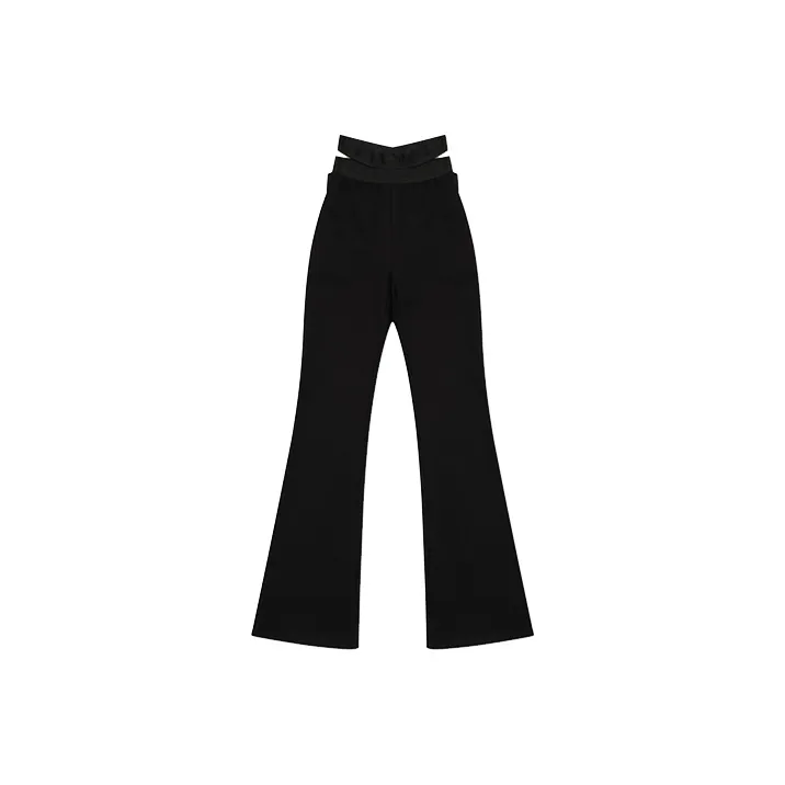 SMFK Compass Mermaid Casual Pants Women's Wilderness Black-0