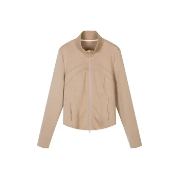 THE SEA LIFE Cropped Coat Women's Tea Brown