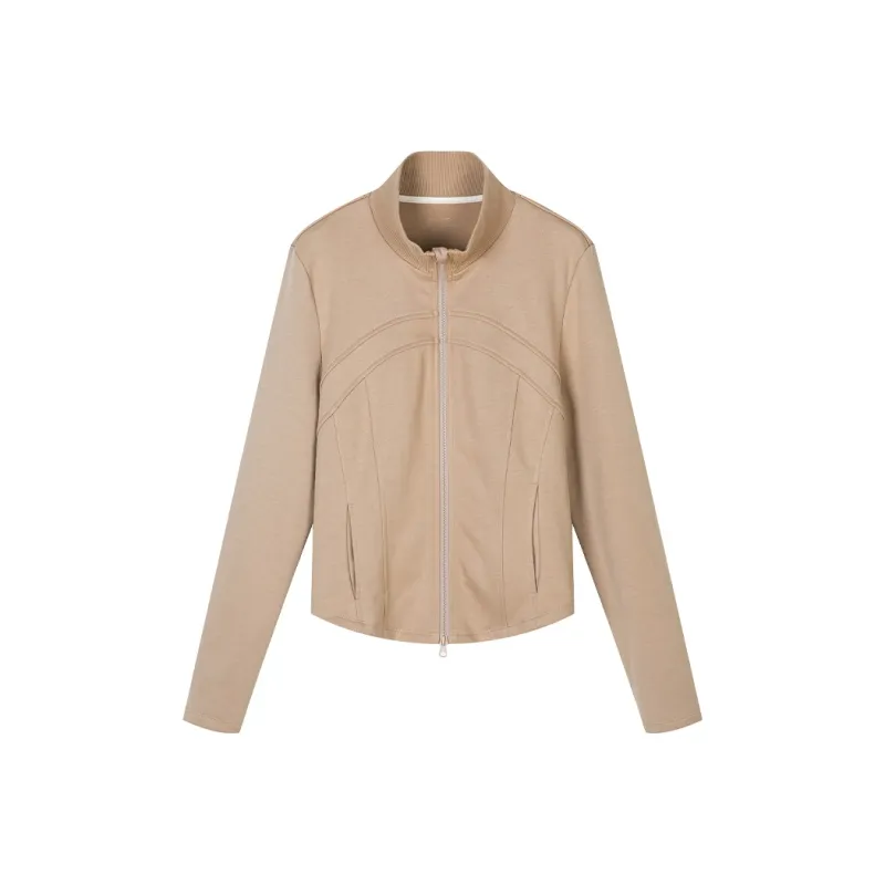THE SEA LIFE Cropped Coat Women's Tea Brown-0