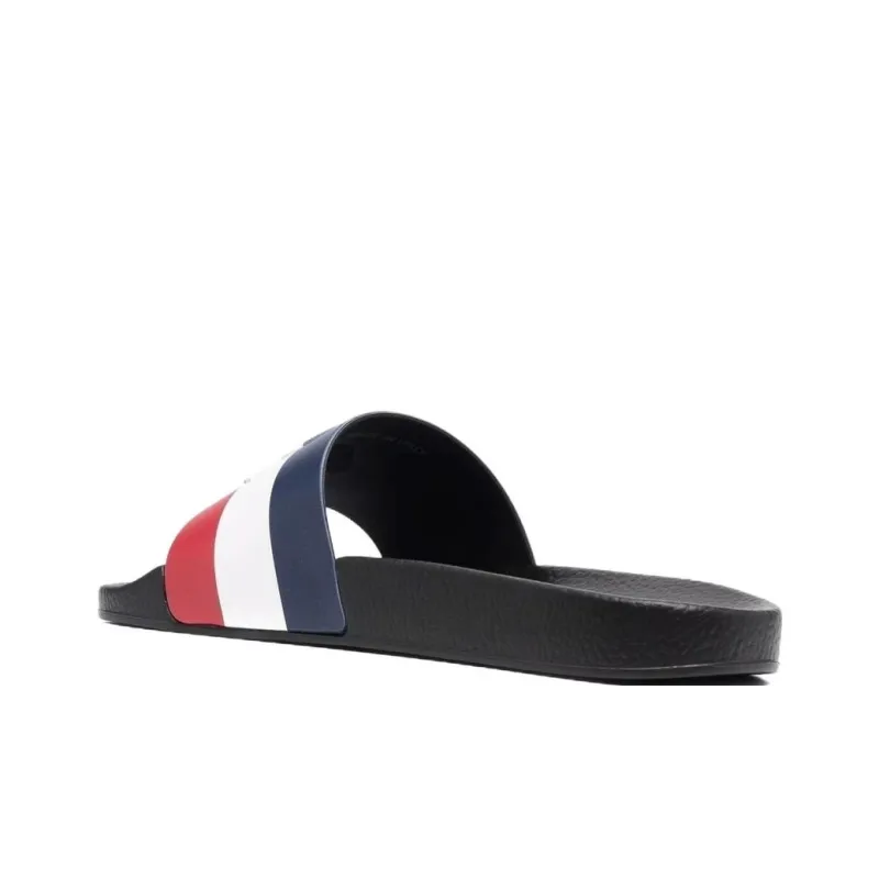 Moncler Slide Slippers Men's Black-3