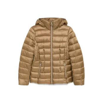 MICHAEL KORS FW24 Puffer Jacket Women's Brown Camel
