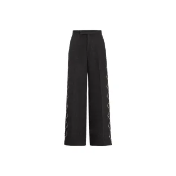 Polo Ralph Lauren Naiomi Glasses Collection FW24 Casual Pants Women's Dark Gray