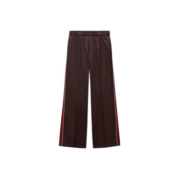 ZARA Trf Casual Pants Women's Burgundy