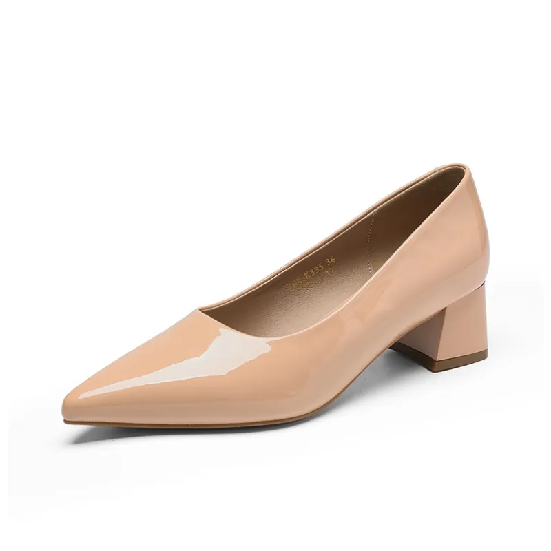 ZHR Chunky Heel High Heels Women's-8