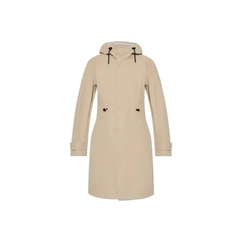 Burberry Drawstring Waist Hooded Trench Coat