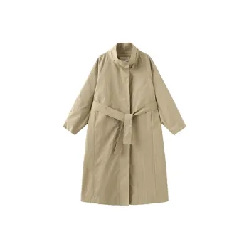 CUBIC Trench Coat Women's Khaki