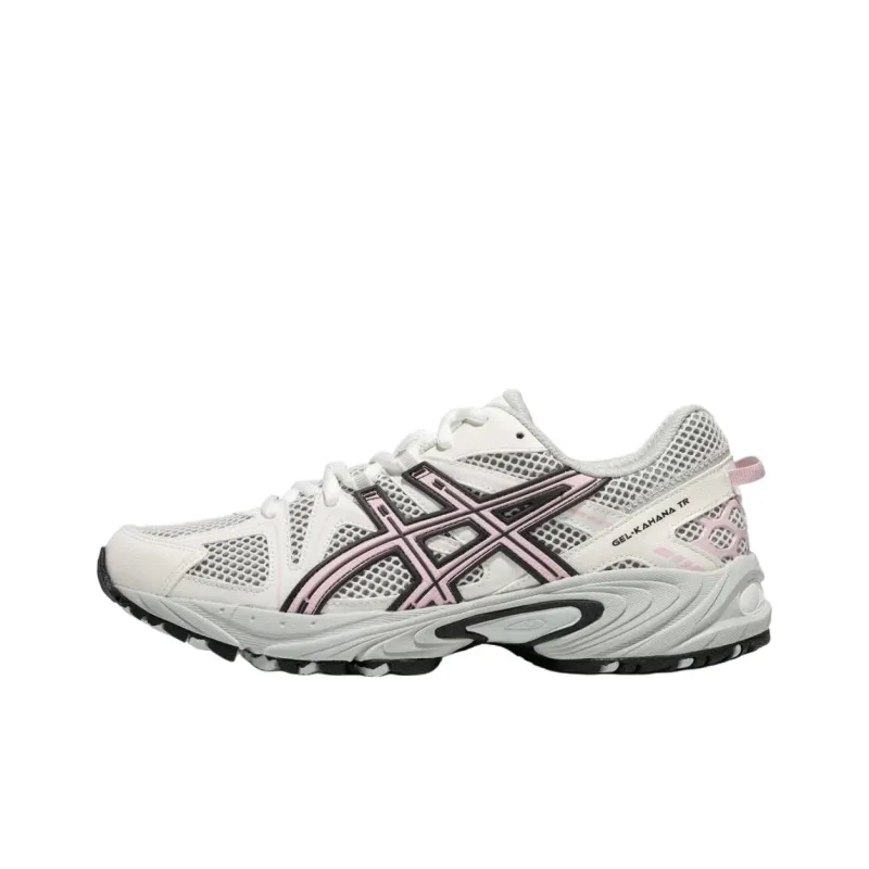 Asics Gel Kahana TR Anti Slip Wear Resistant Low Top Casual Shoes Women's White Pink-0